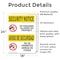 Signmission No Guns Allowed Bilingual OSHA Security Notice Sign, Vinyl Decal, 18in W x 24in L, 2PK OS-2PACK-SN-D-1824-L-11612 - alternate 2